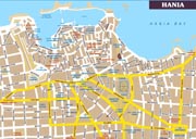 Map of Chania City